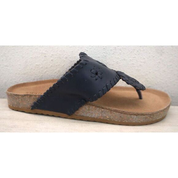 Jack Rogers 111232SA05 Girls Sz 4 Navy Blue Jacks Playground Sandals - Picture 7 of 14